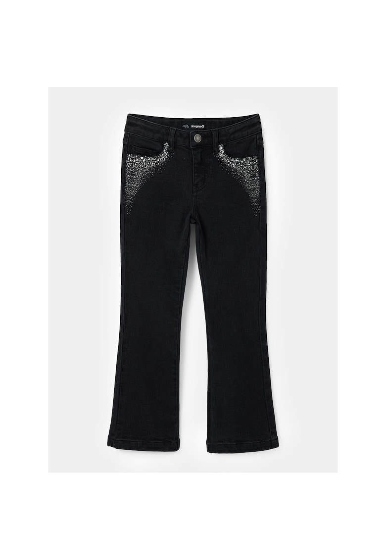 Blugi Fete - 303232443 - Bumbac - Negru