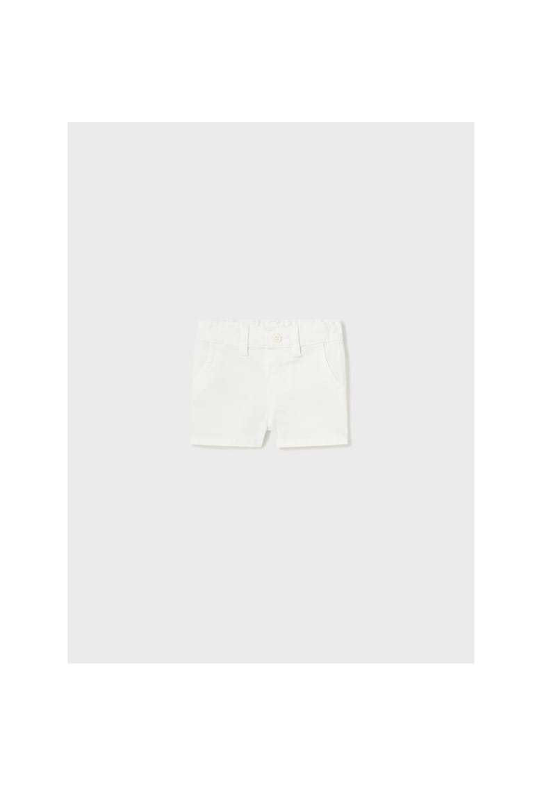Pantaloni scurti Baieti - 301830122 - Bumbac - Alb