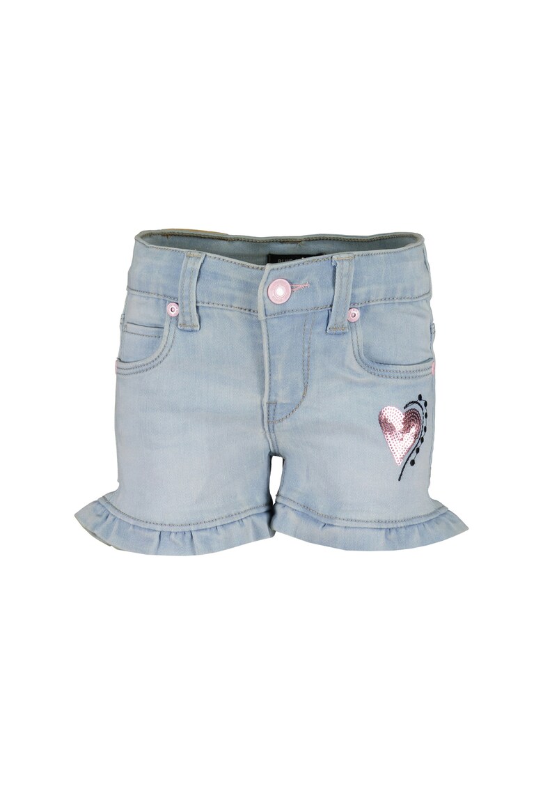 Pantaloni scurti din denim Fete - 301996965 - Bumbac