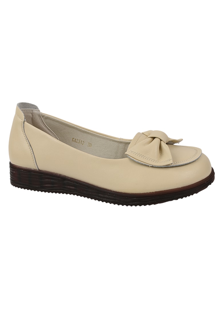 Pantofi casual - dama - FORMAZIONE - GA 2312 crem - piele naturala