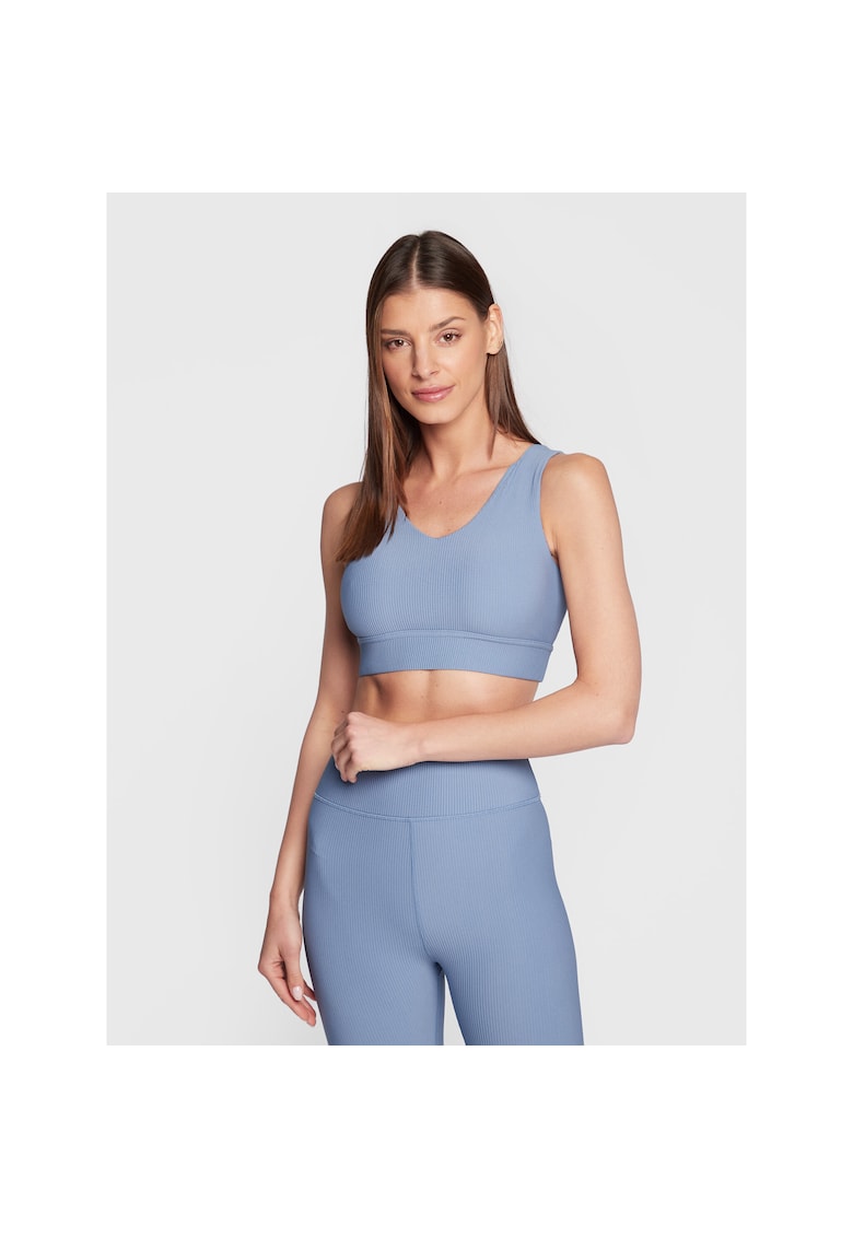 Bustiera sport dama - 301155904 - Poliamida - Albastru