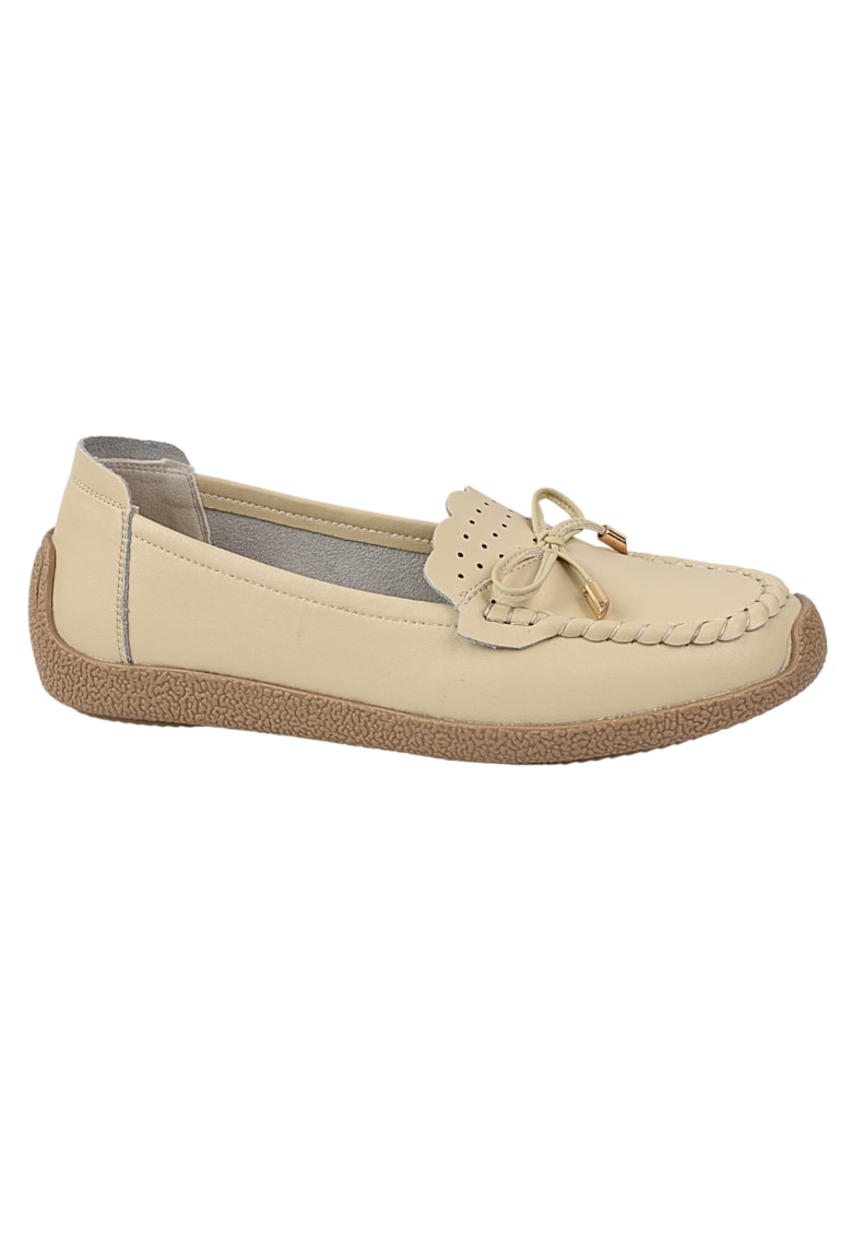 Pantofi casual - dama - FORMAZIONE - GA 2315 crem - piele naturala