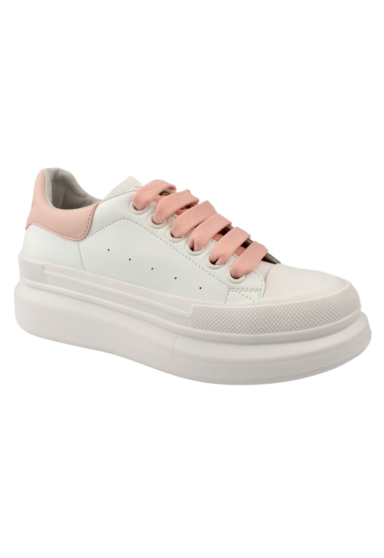Pantofi sport - dama -  232806-J9 roze - piele naturala