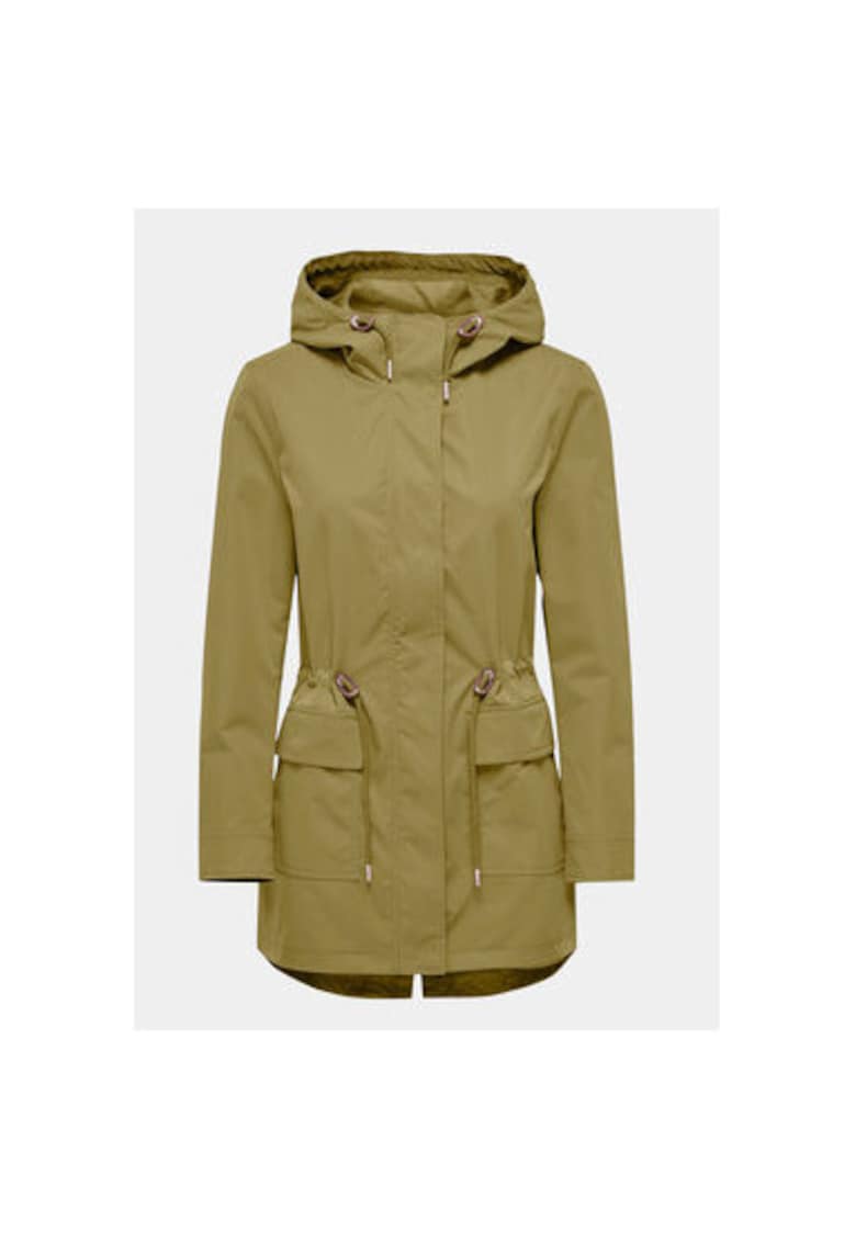 Geaca parka dama -  303391874 - Poliester - Verde