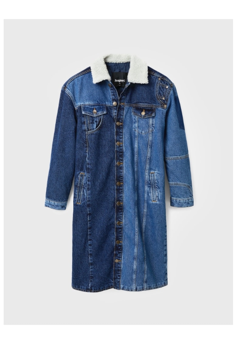Geaca de blugi dama - 301493563 - Bumbac - Bleumarin