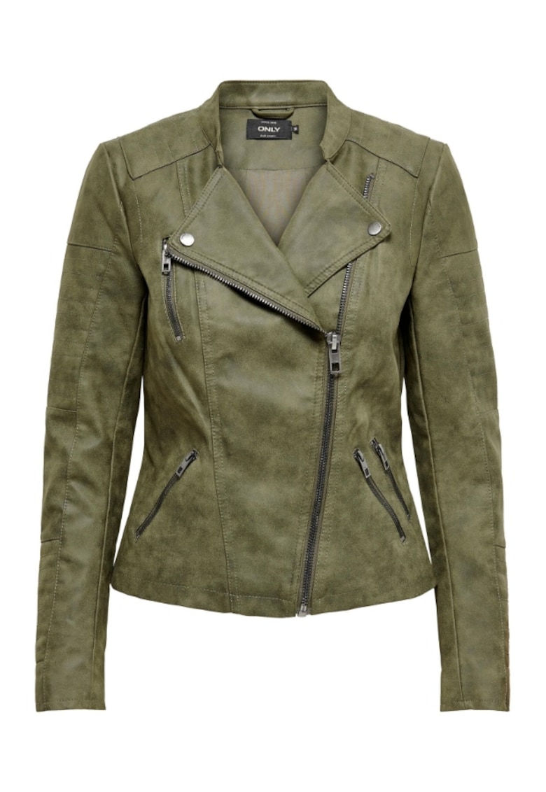 Geaca dama - 301826750 - Piele Ecologica - Verde