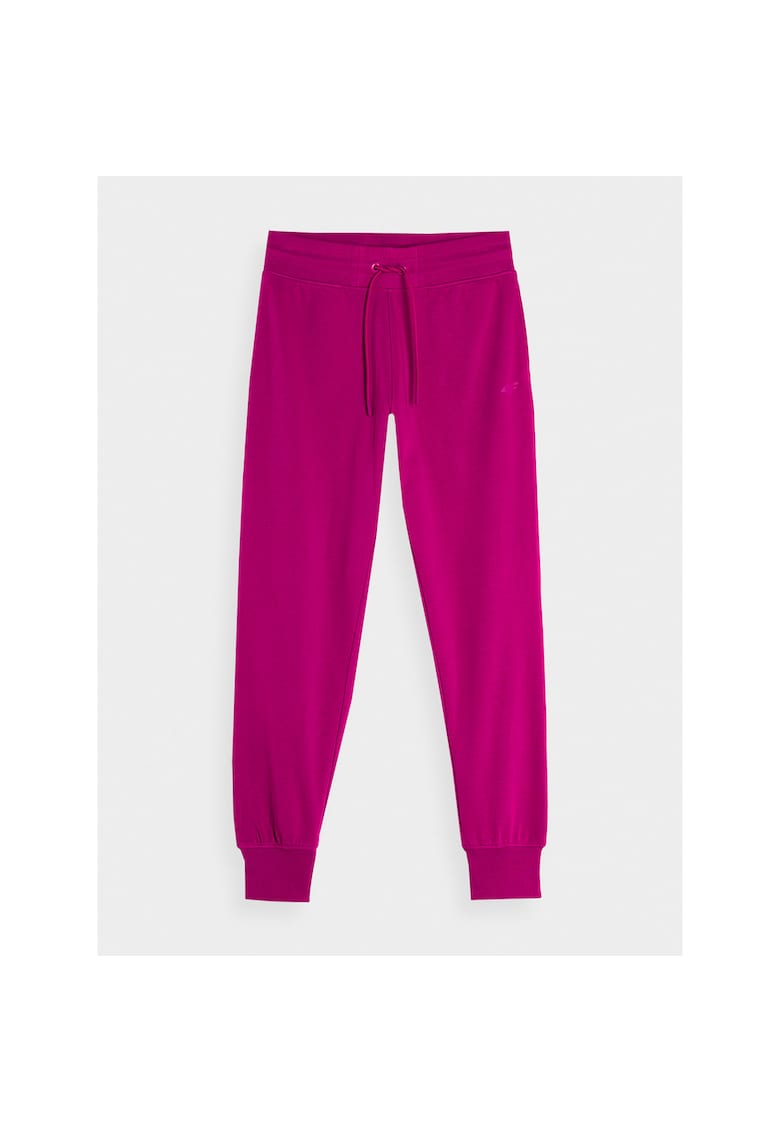 Pantaloni sport dama - 302882038 - Bumbac - Roz