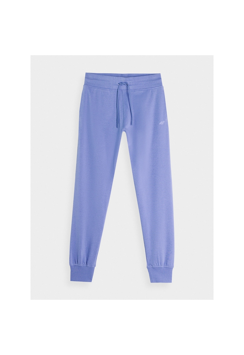 Pantaloni sport dama - 302882014 - Bumbac - Albastru