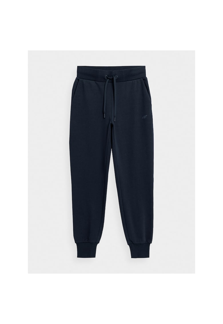 Pantaloni sport dama - 302881437 - Bumbac - Bleumarin