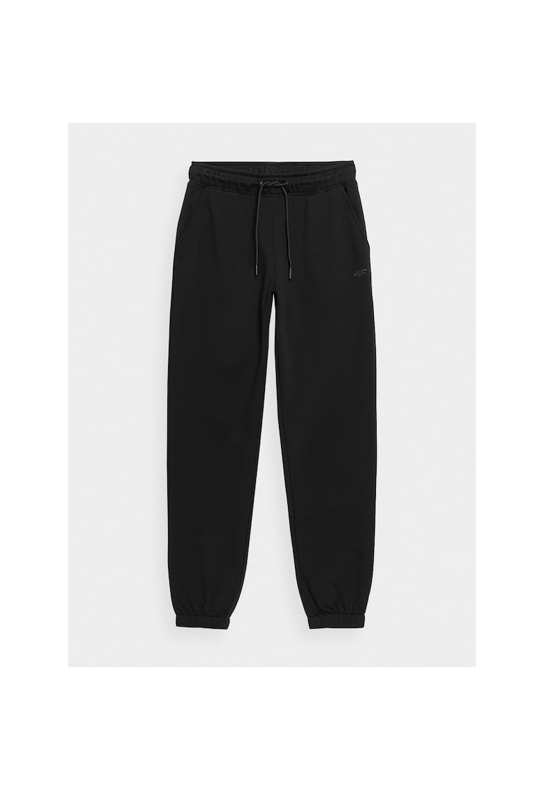 Pantaloni sport dama - 302882076 - Bumbac - Negru