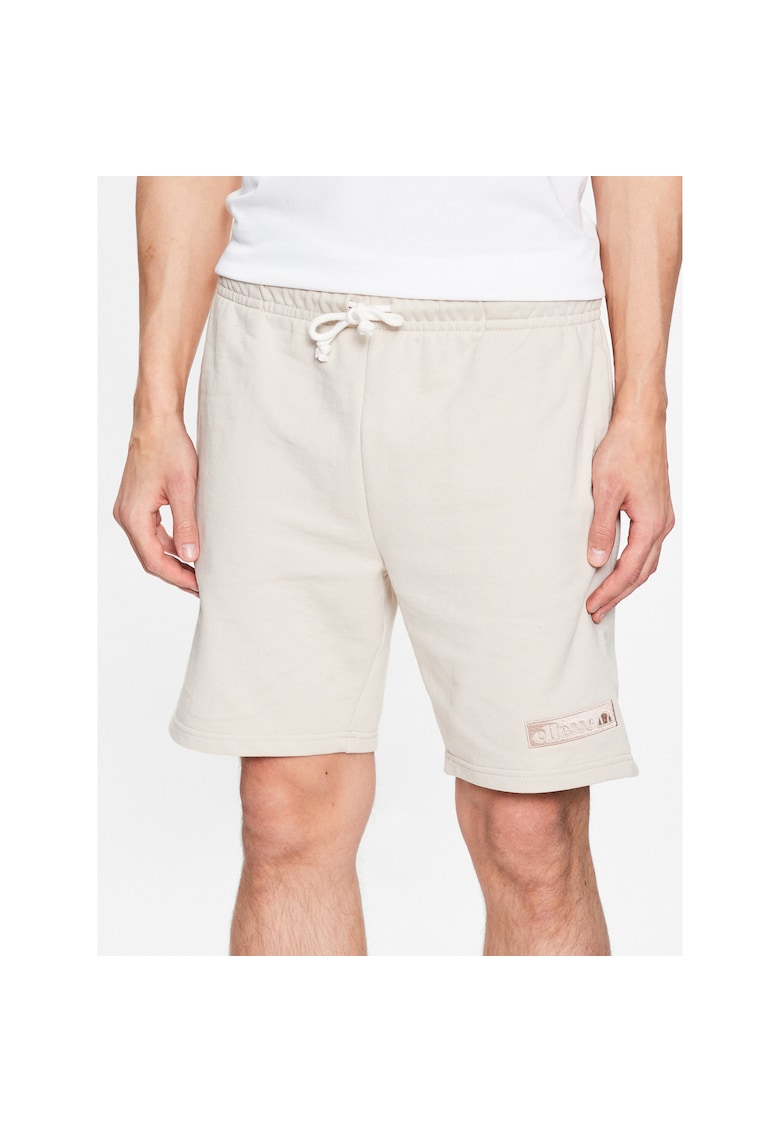 Pantaloni scurti sport barbati - 302877591 - Bumbac - Bej