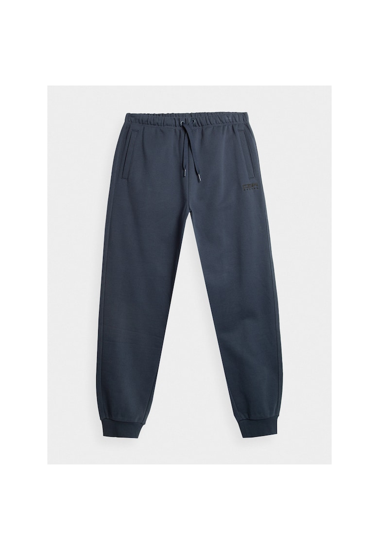 Pantaloni sport barbati - 302879731 - Bumbac - Bleumarin