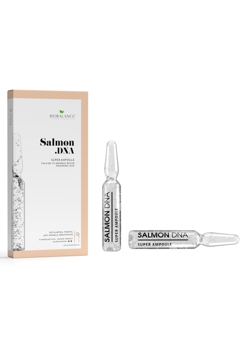 Salmon DNA Fiole concentrate antiaging - cu acid hialuronic din caviar de somon - 10 x 2 ml