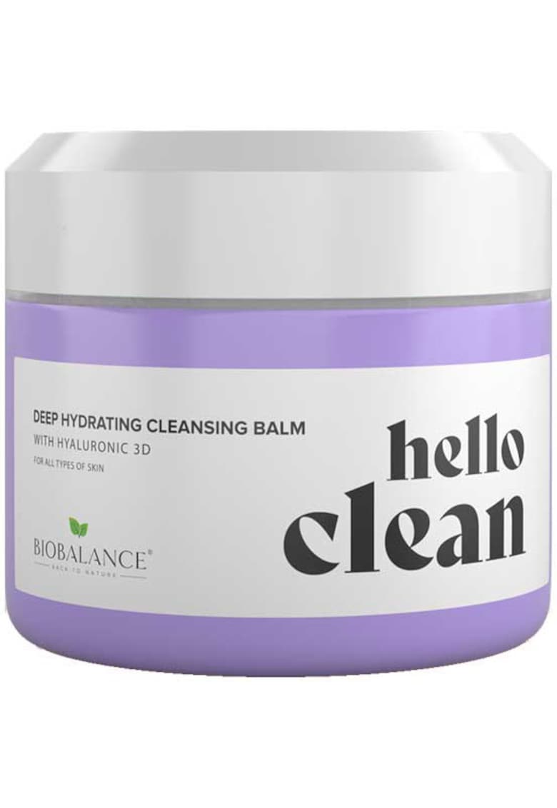 Balsam de curatare faciala 3 in 1 cu acid hialuronic - Hello Clean - 100 ml