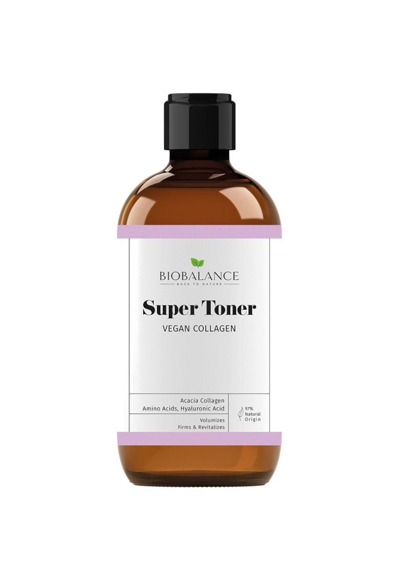 Super Toner Vegan Collagen - cu Efect de Fermitate - Volumizare si Revitalizare - pentru Toate Tipurile de Ten - 250 ml