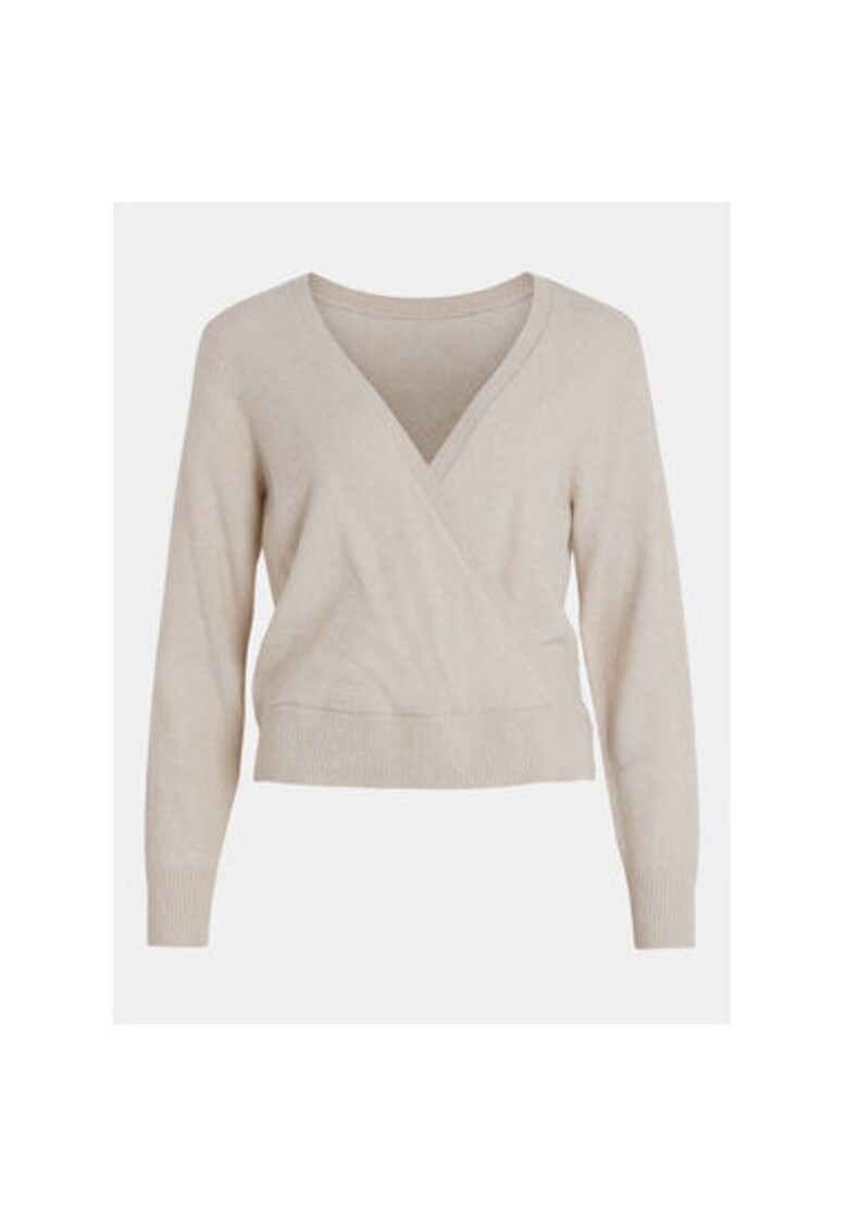 Pulover dama - 303499792 - Viscoza - Bej - Bej