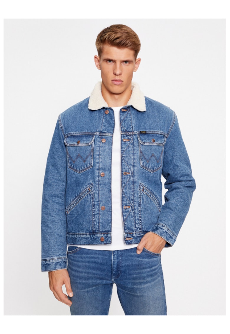 Geaca de blugi barbati - 303284725 - Bumbac