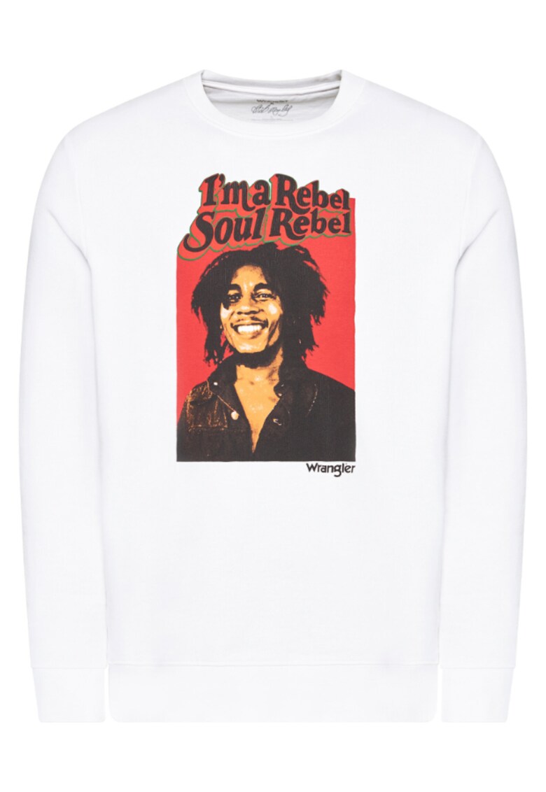 Bluza barbati - 208498029 - Bumbac - Alb