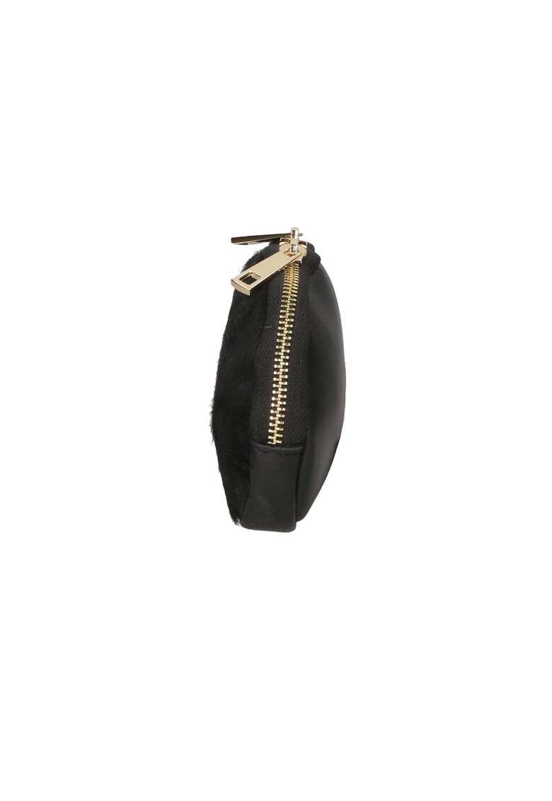 Portofel de piele cu par scurt