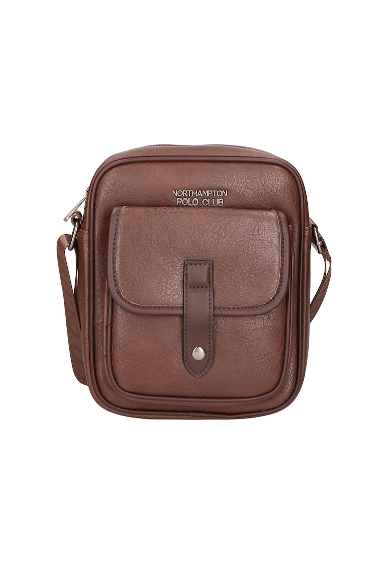 Geanta crossbody cu buzunar cu clapa