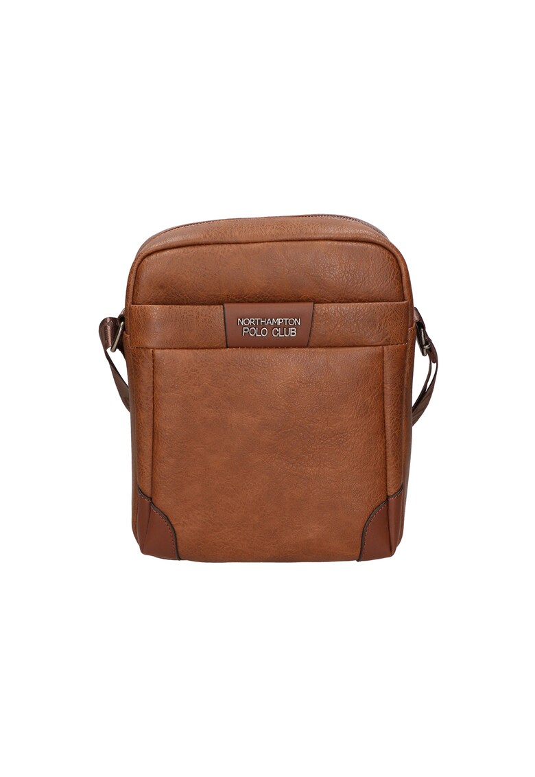 Geanta crossbody de piele ecologica cu fermoar