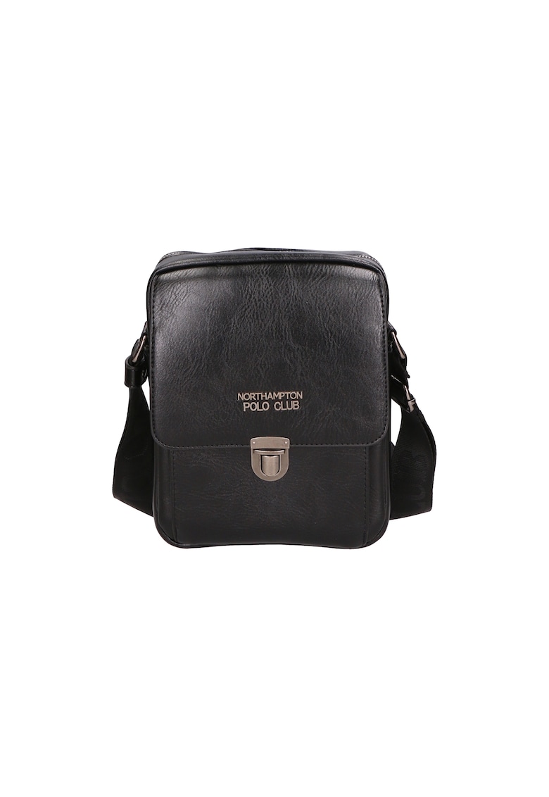 Geanta crossbody de piele ecologica cu buzunar frontal