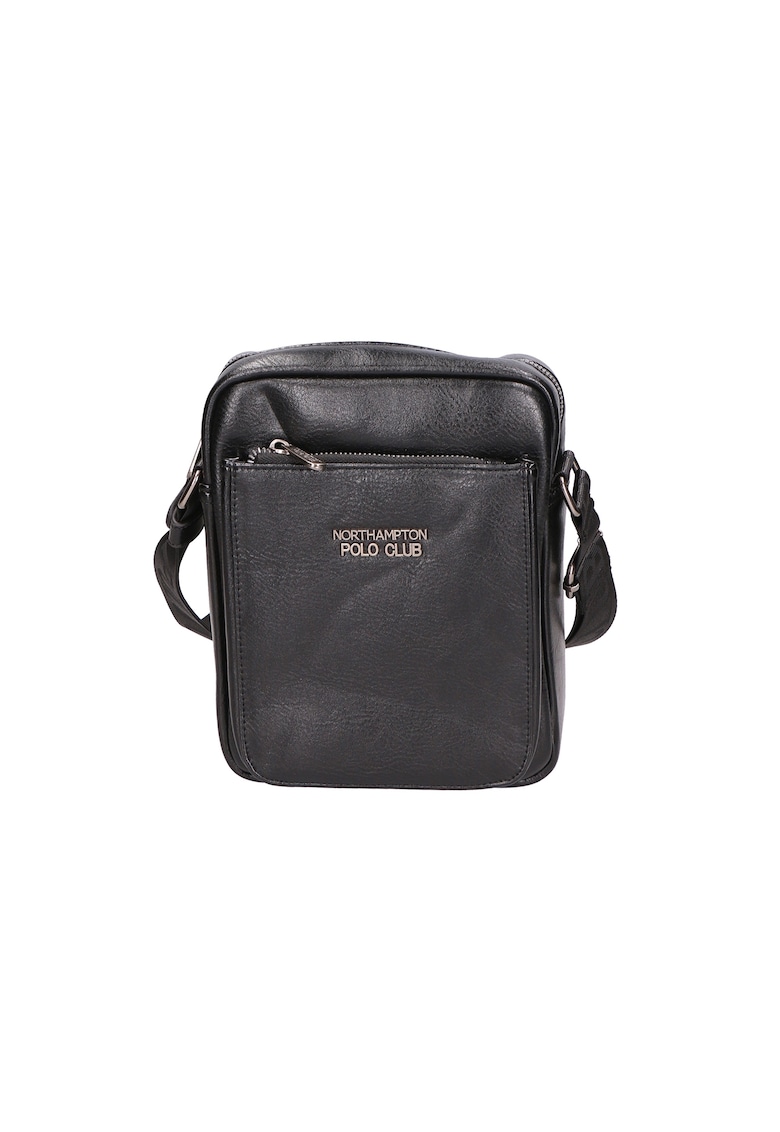 Geanta crossbody de piele ecologica cu logo