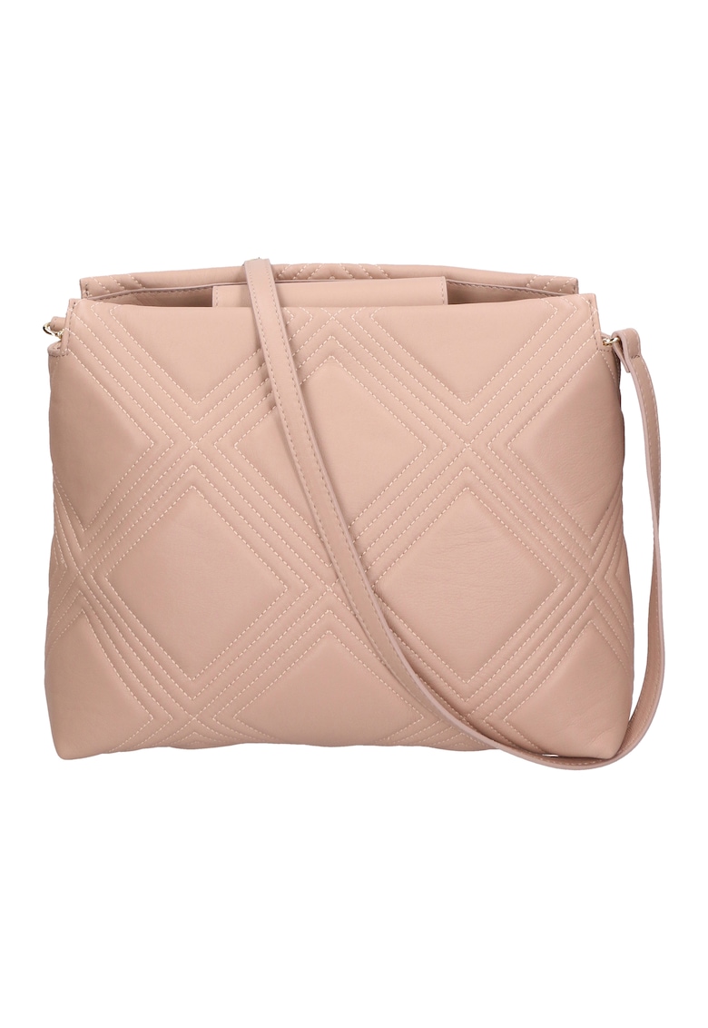 Geanta crossbody de piele - cu design matlasat