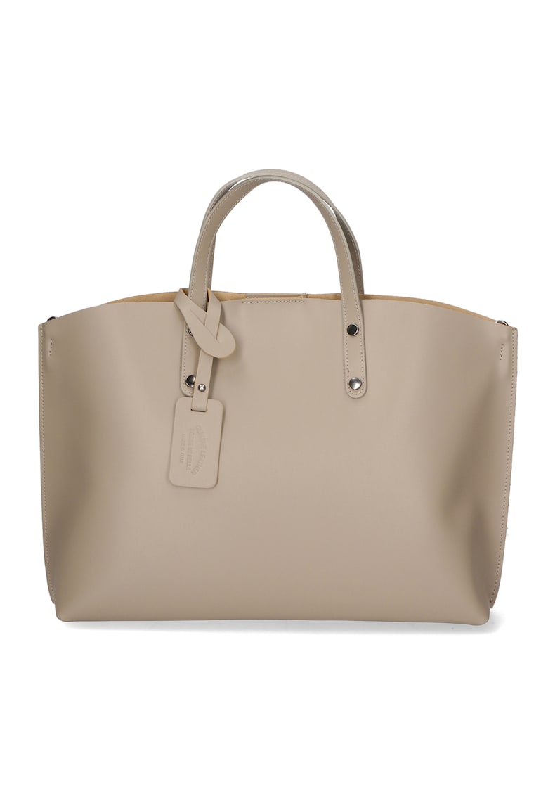 Geanta de piele cu bareta si etui interior detasabil