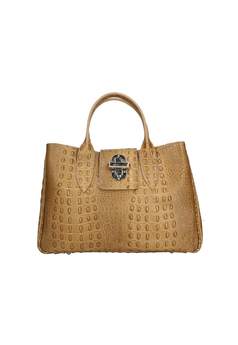 Geanta de piele cu bareta de umar