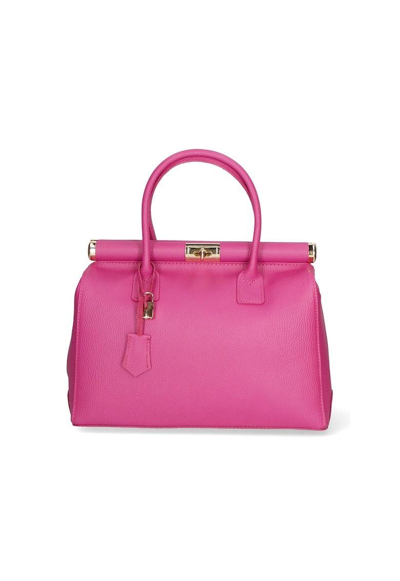 Geanta de piele cu maner si bareta detasabila