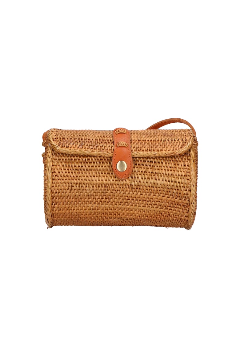 Geanta crossbody din rattan - realizata manual