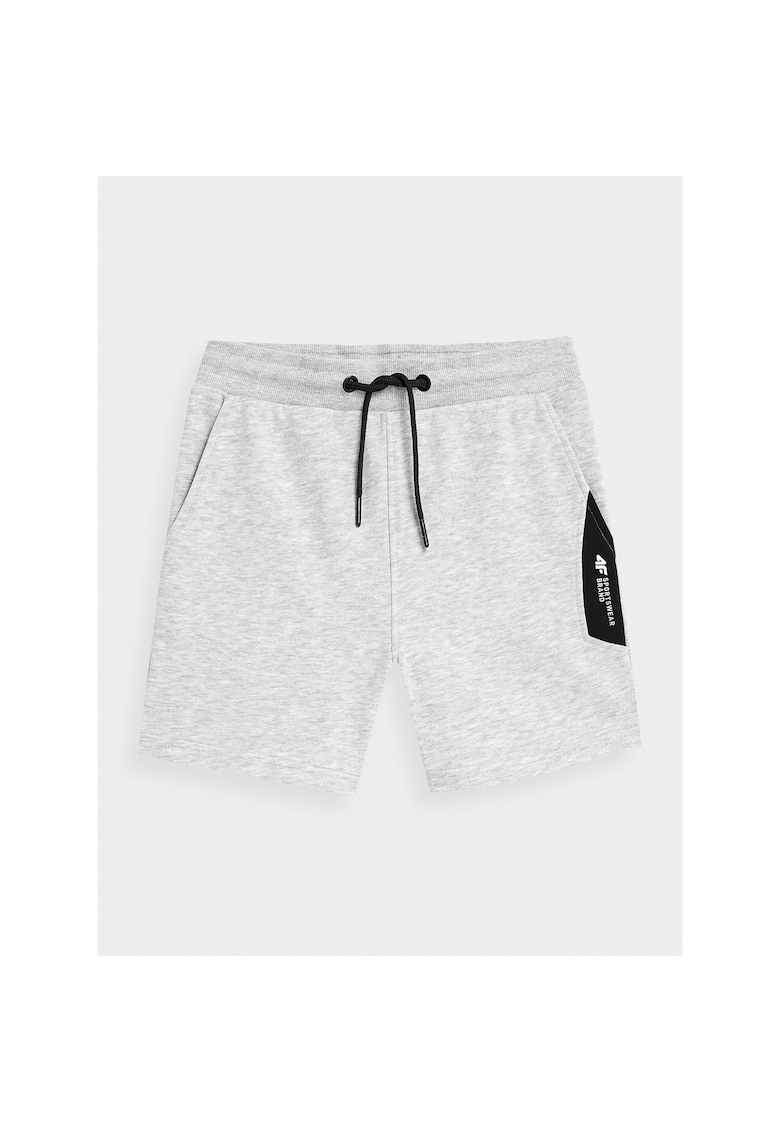 Pantaloni scurti sport Baieti - 302700134 - Bumbac - Gri