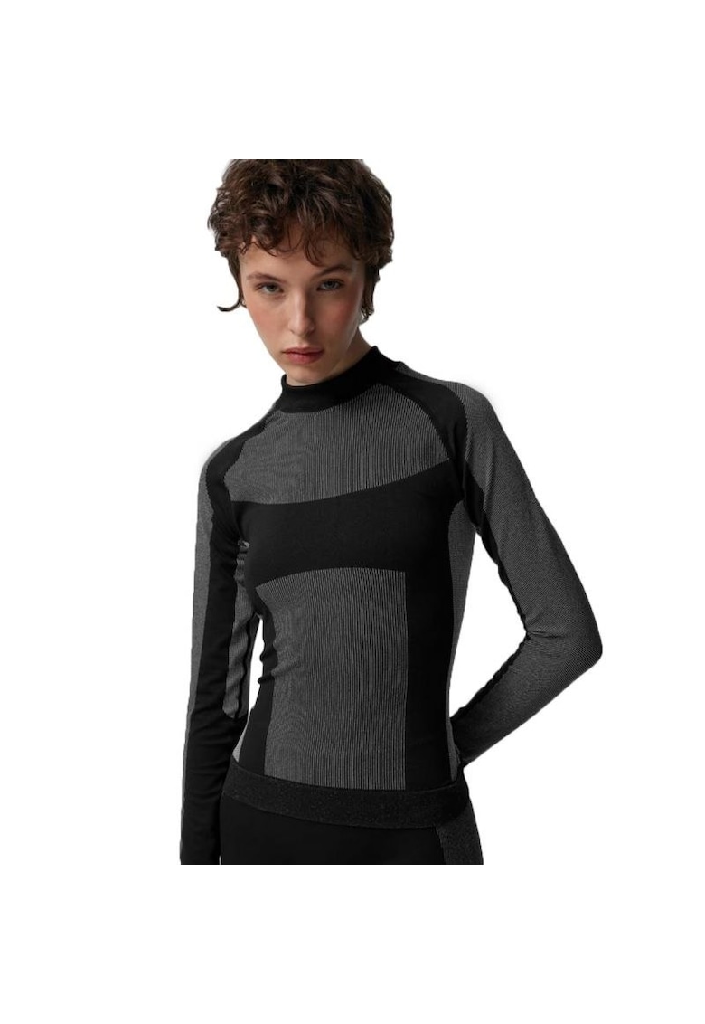 Tricou sport - Poliamida - Negru - S/M Tricou sport - Poliamida - Negru - S/M