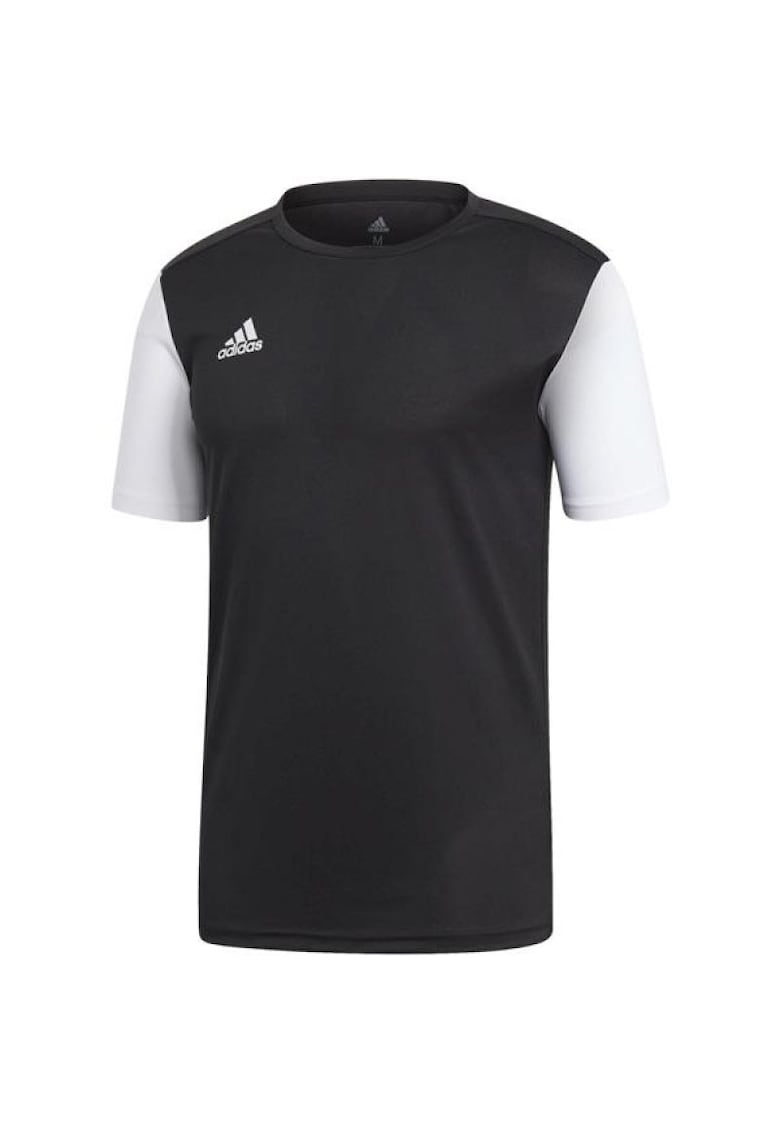 Tricou de fotbal pentru copii - Negru/Alb