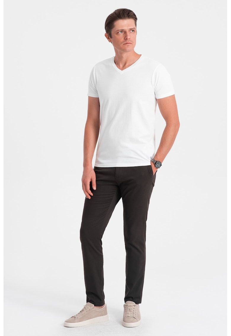 Tricou cu decolteu in V