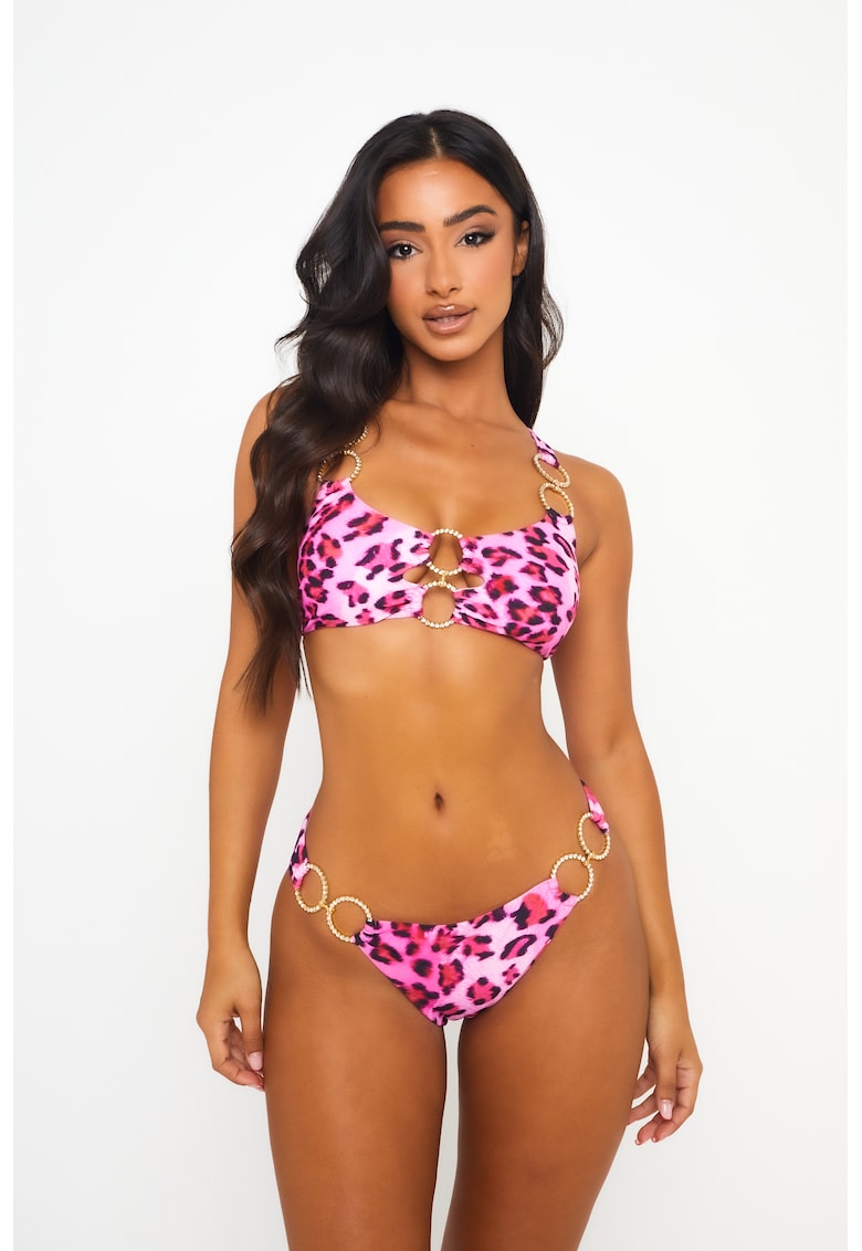 Sutien de baie cu animal print