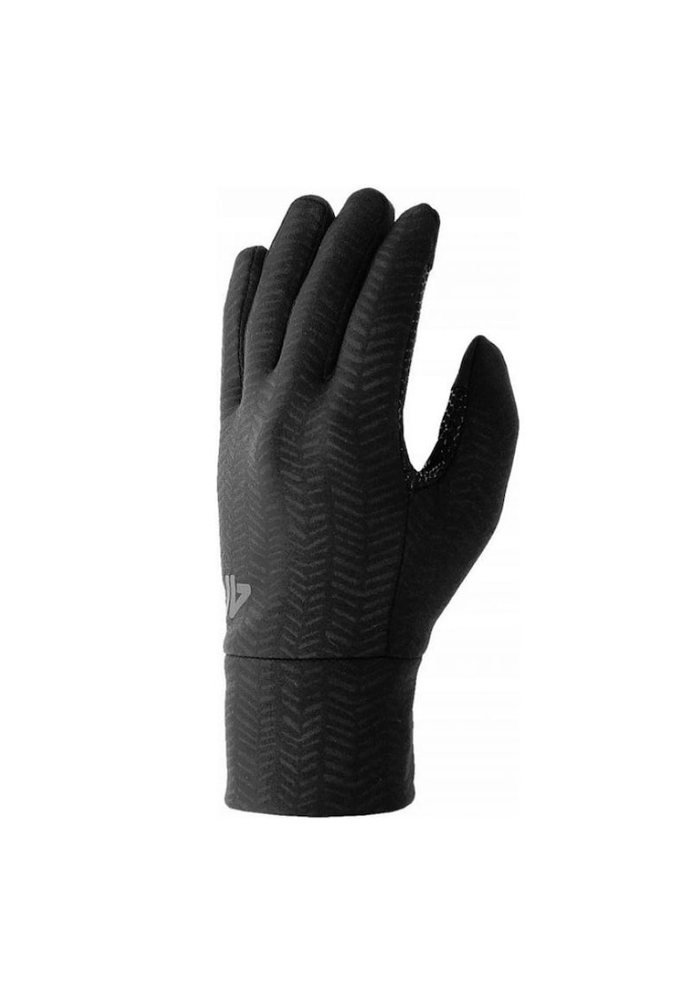 4f Manusi iarna sport - Poliester - Negru -