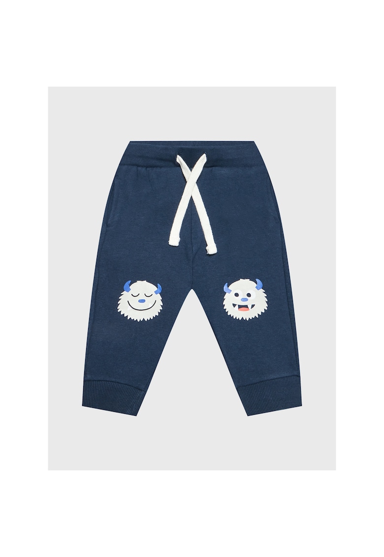 Pantaloni sport Baieti - 301288015 - Bumbac - Bleumarin