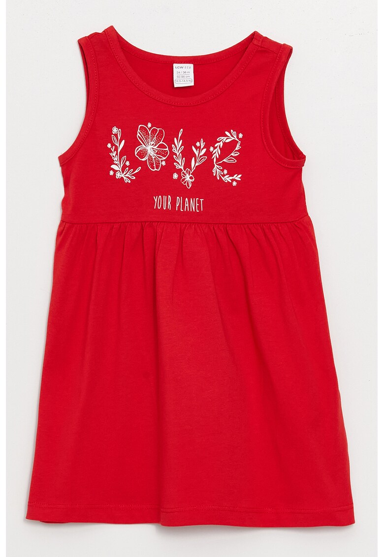 Rochie evazata de bumbac