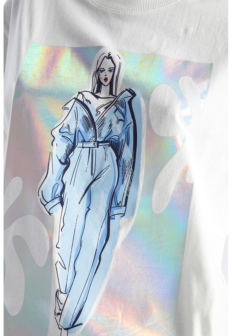 Tricou supradimensionat de bumbac