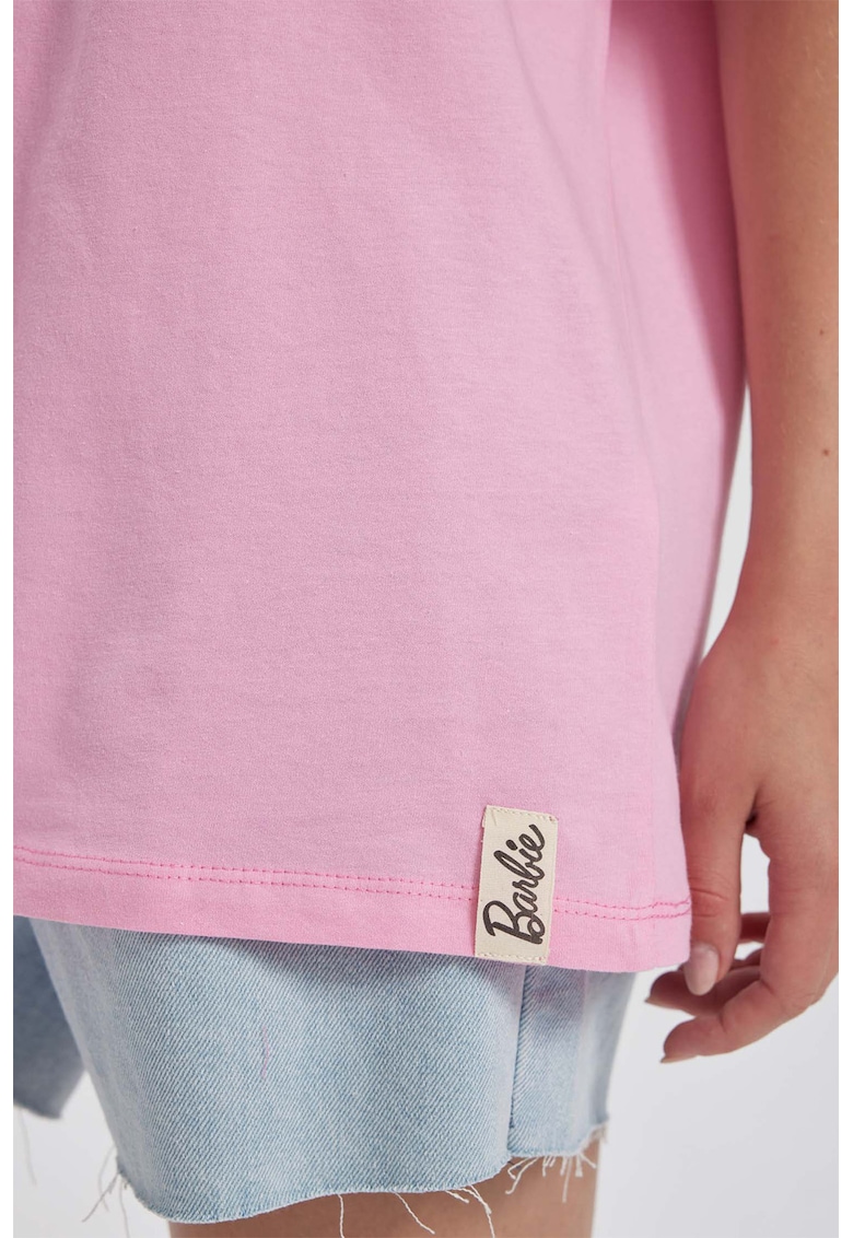Tricou supradimensionat cu imprimeu Barbie