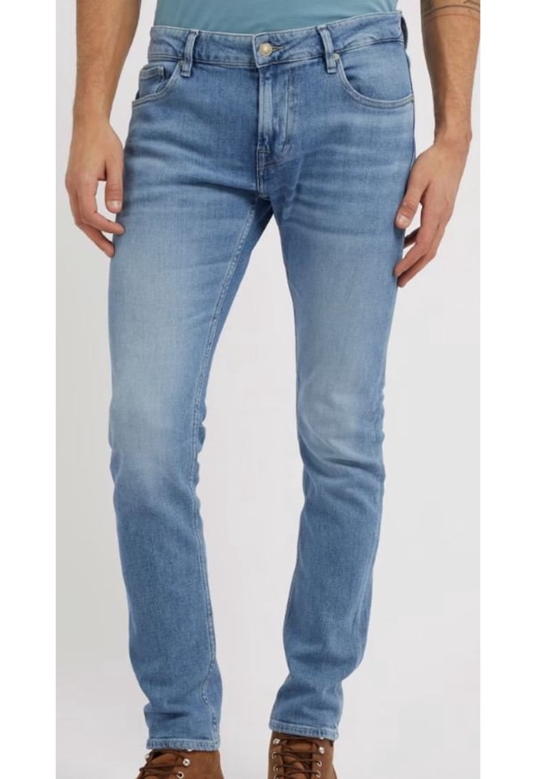 Pantaloni albastru din bumbac - Albastru