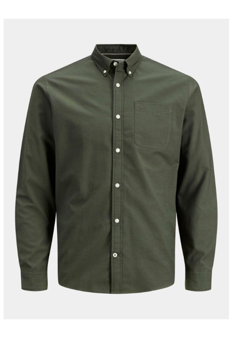 Camasa barbati - 303259488 - Bumbac - Verde