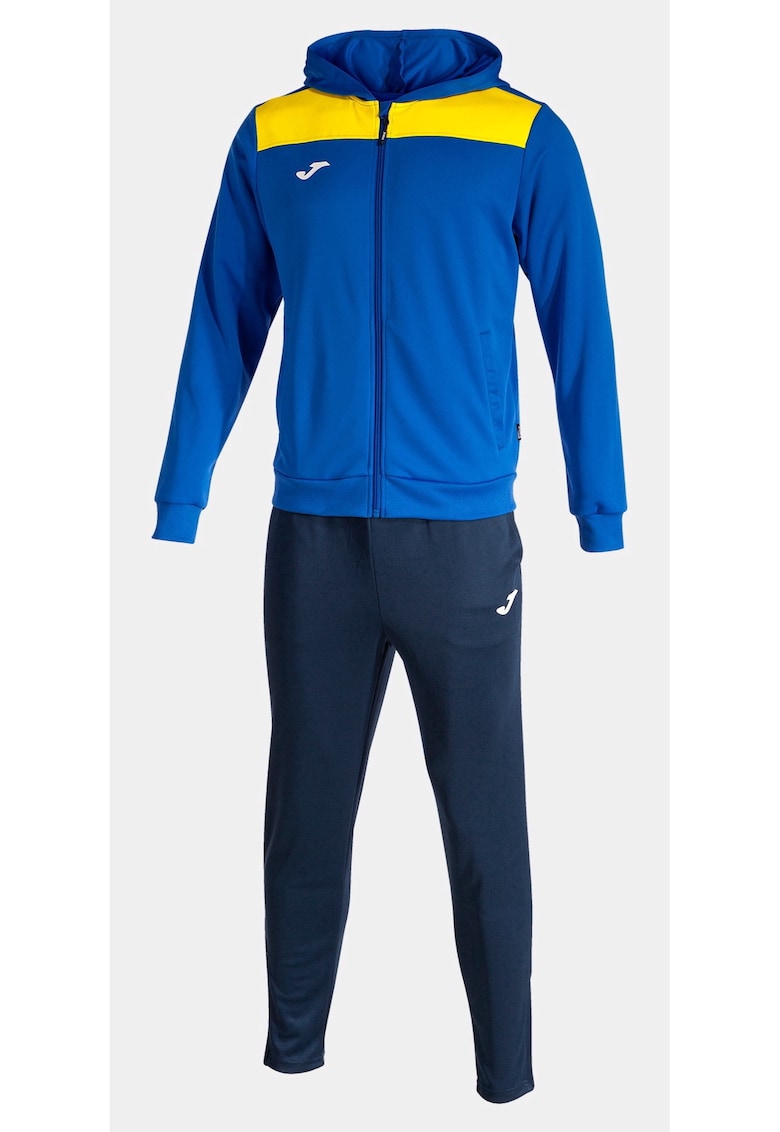 Trening cu gluga Phoenix II - Albastru/Galben/Bleumarin