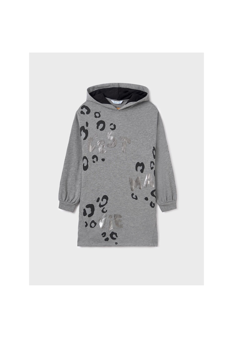 Rochie Fete - 303274054 - Poliester - Gri