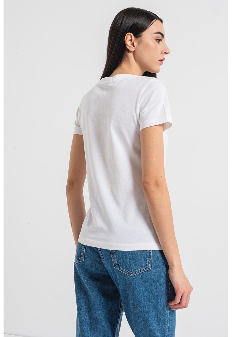 Tricou cu imprimeu logo pe piept