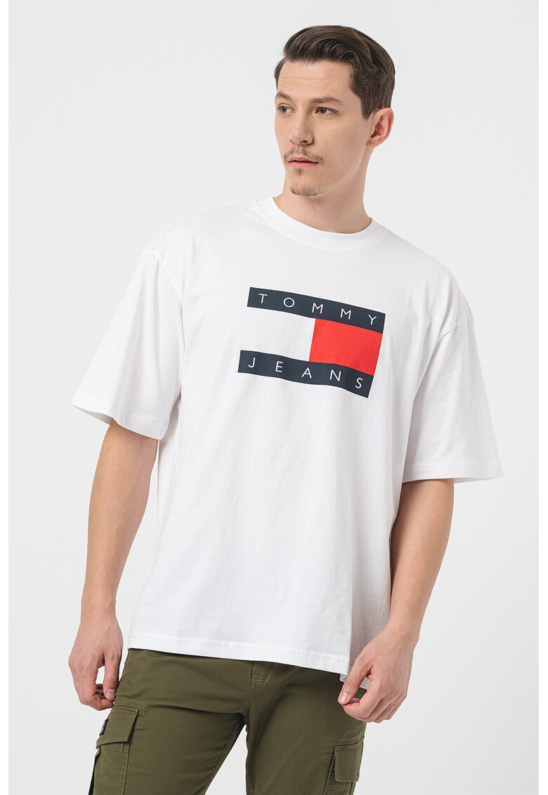 Tricou supradimensionat Skate Flag