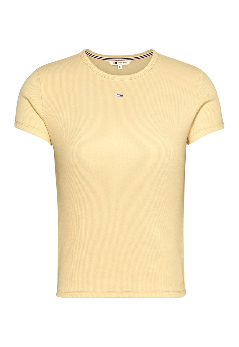 Tricou slim fit cu striatii