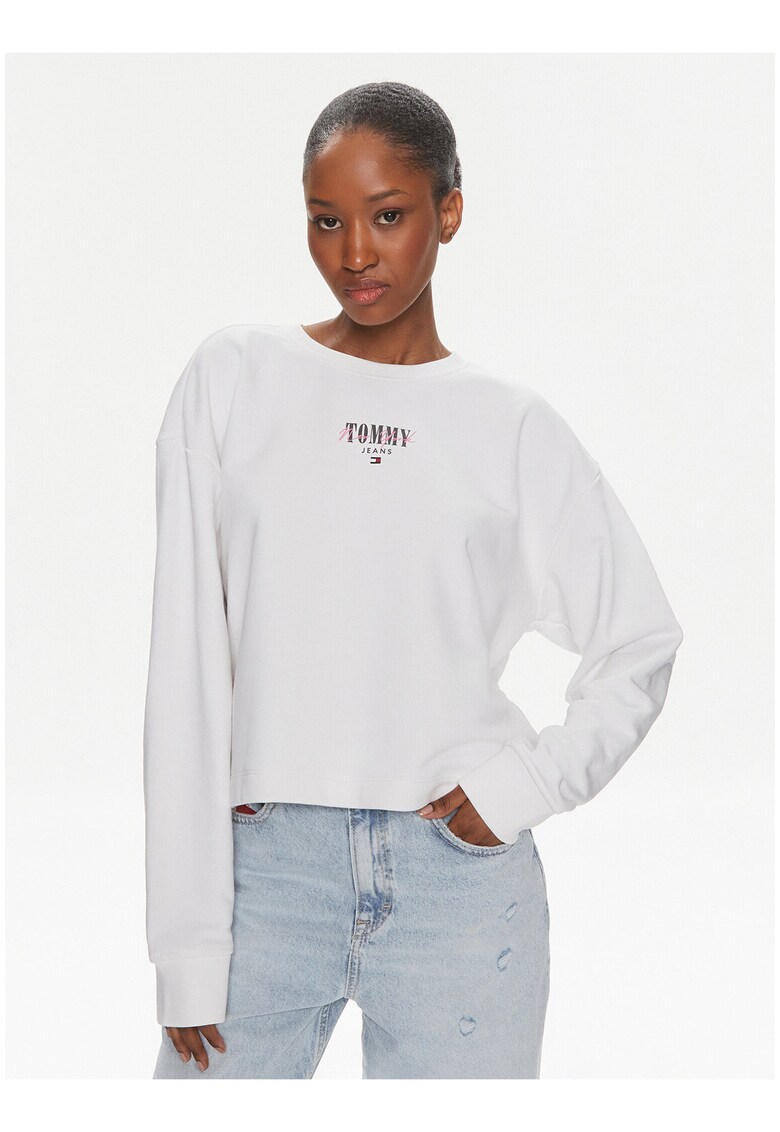 Bluza sport lejera cu logo -